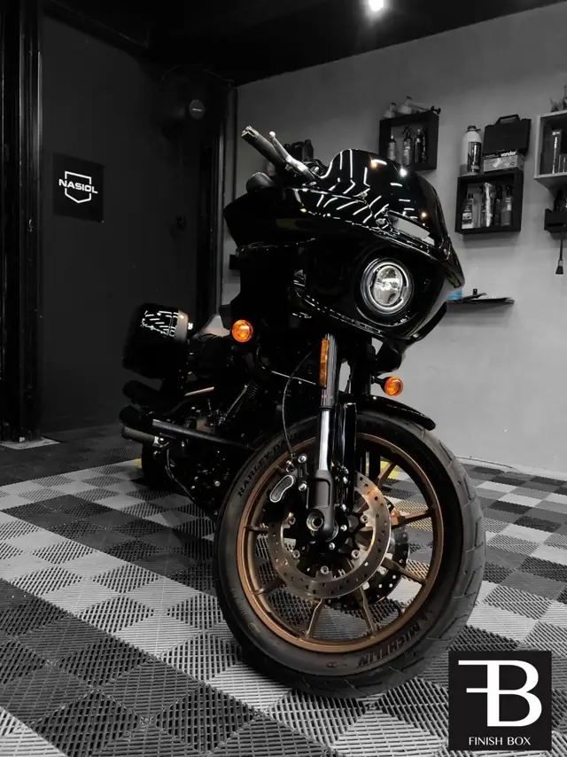 Harley-Davidson preta com PPF